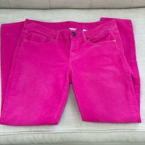 J CREW Hot Pink Cords- Size 28